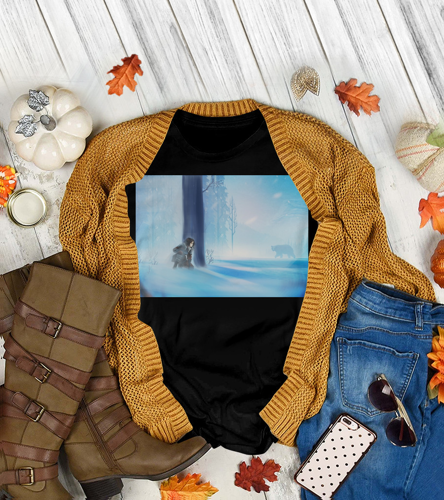 Hide And Seek Snowy Forest Adventure With Bear T-Shirt