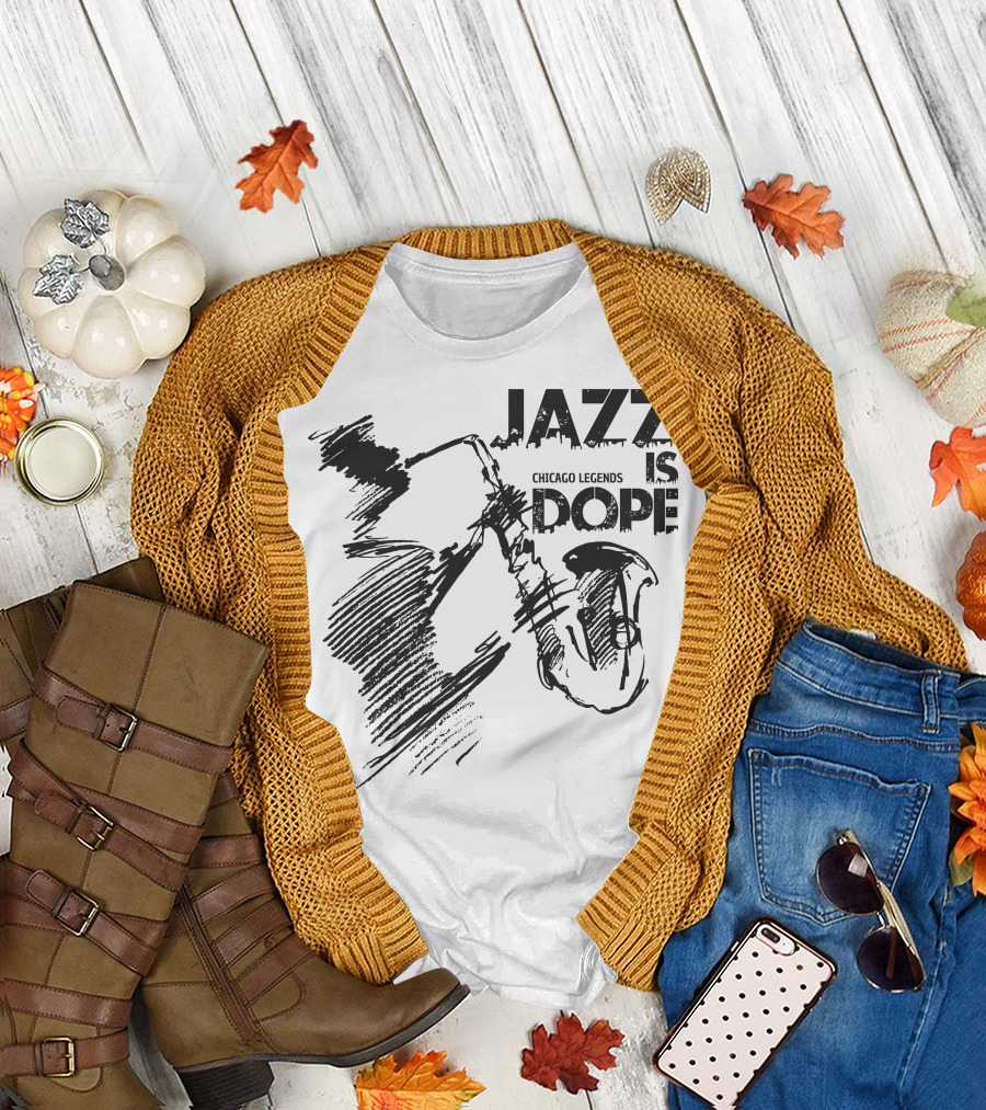 Jazz Is Dope Chicago Legends T-Shirt