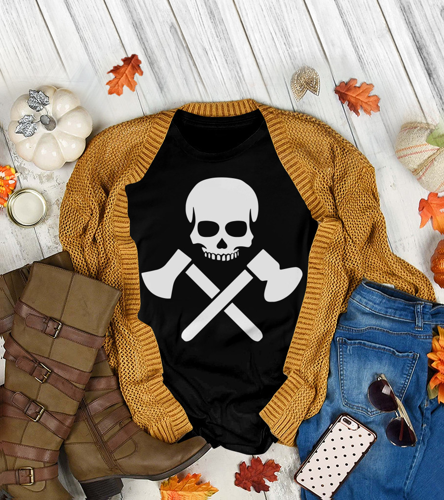 Skull And Cross Axes T-Shirt