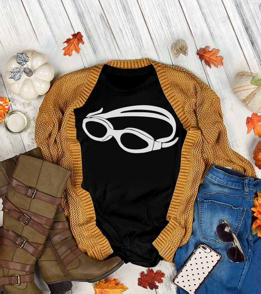 Swim Goggles Graphic Tee Sportswear T-Shirt