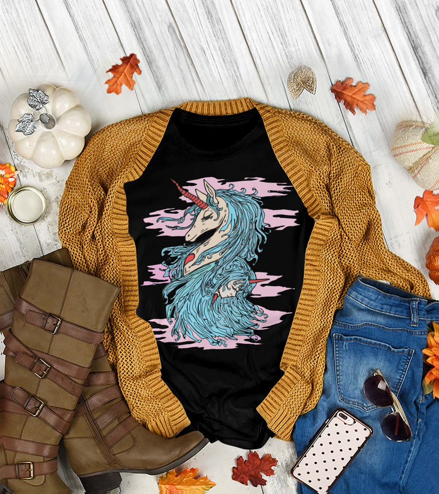 Unicorn Girls Dreamy Pastel Fantasy T-Shirt