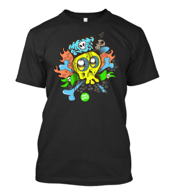 Skull Bones Johnny Caputti Psychedelic Pirate T-Shirt