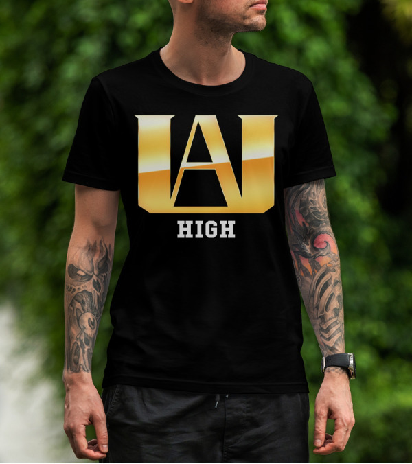 UA High Hero Academia Gold T-Shirt