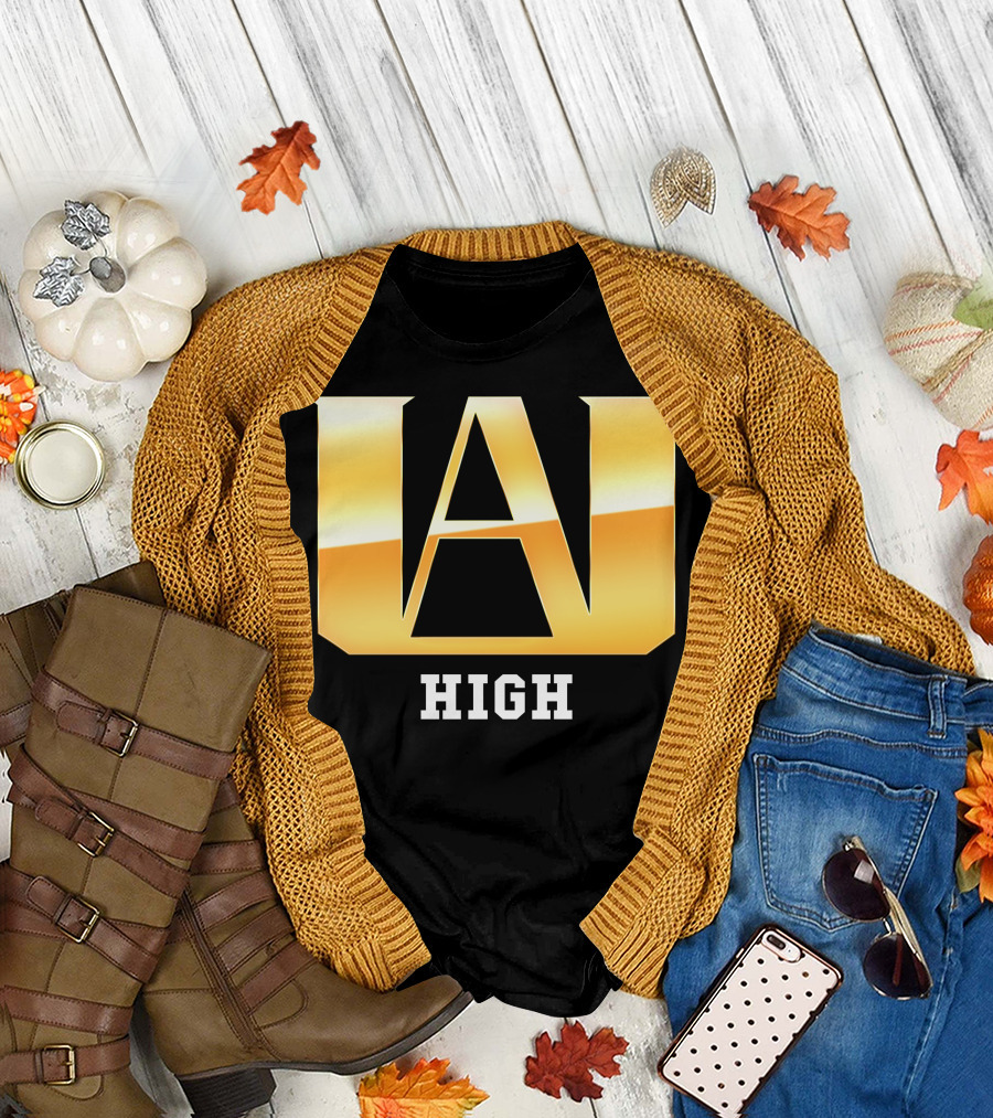 UA High Hero Academia Gold T-Shirt