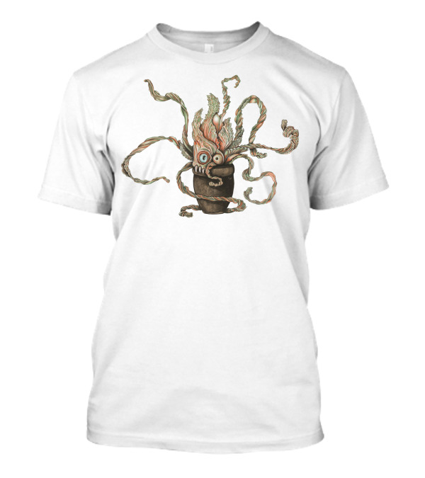 K Is For Kimchi Kraken Octopus Squid Tangled Tentacles Pot T-Shirt