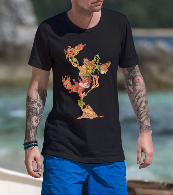 N For Nacho Necromancer God Of The Crunchy Cheese Realm T-Shirt