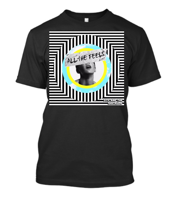 All The Feels Fitz And The Tantrums Black And White Stripes T-Shirt