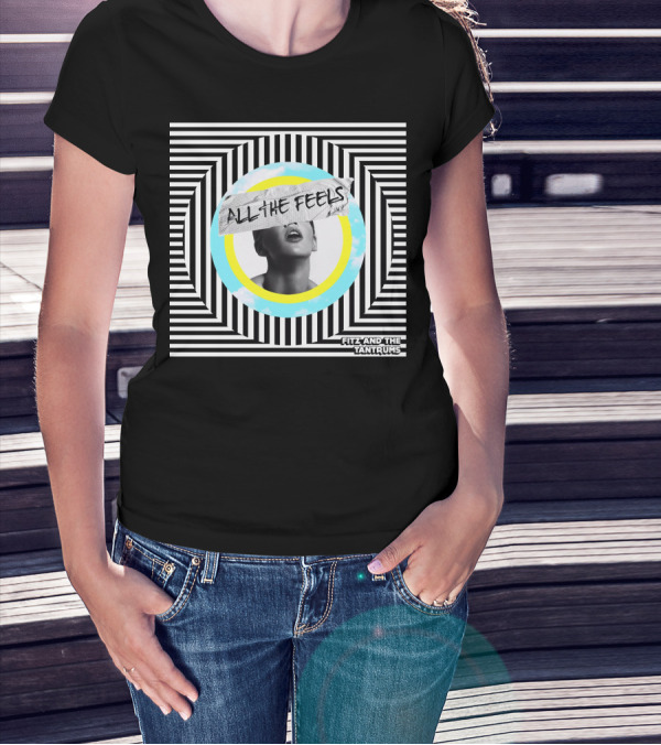All The Feels Fitz And The Tantrums Black And White Stripes T-Shirt