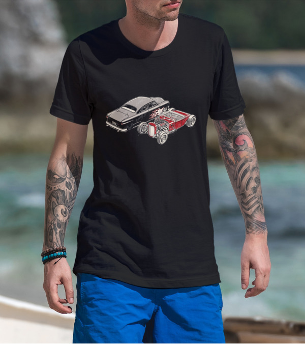 Traditional Rod And Custom Old School Hot Rods And Classic Cars T-Shirt