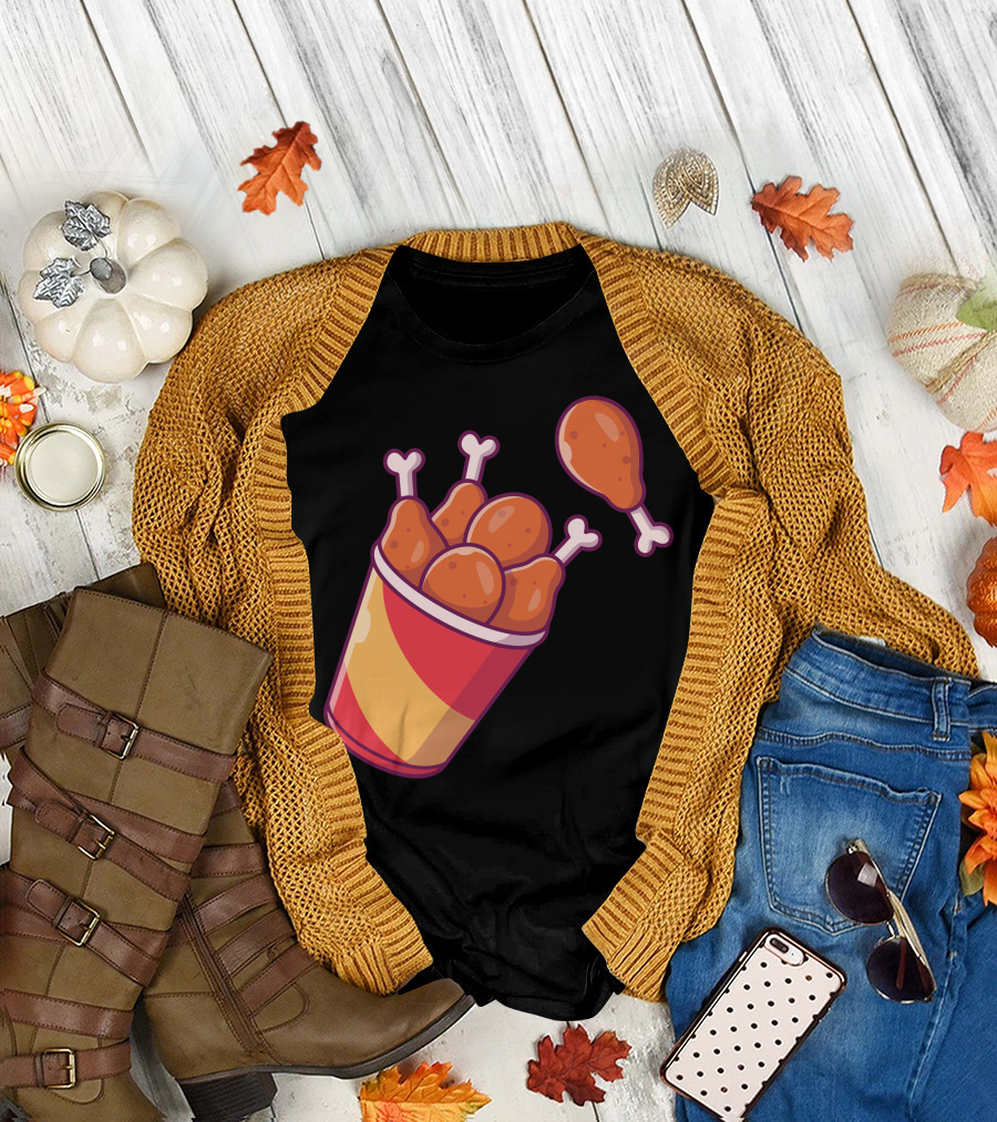 Chicken Wing Bucket Delight T-Shirt