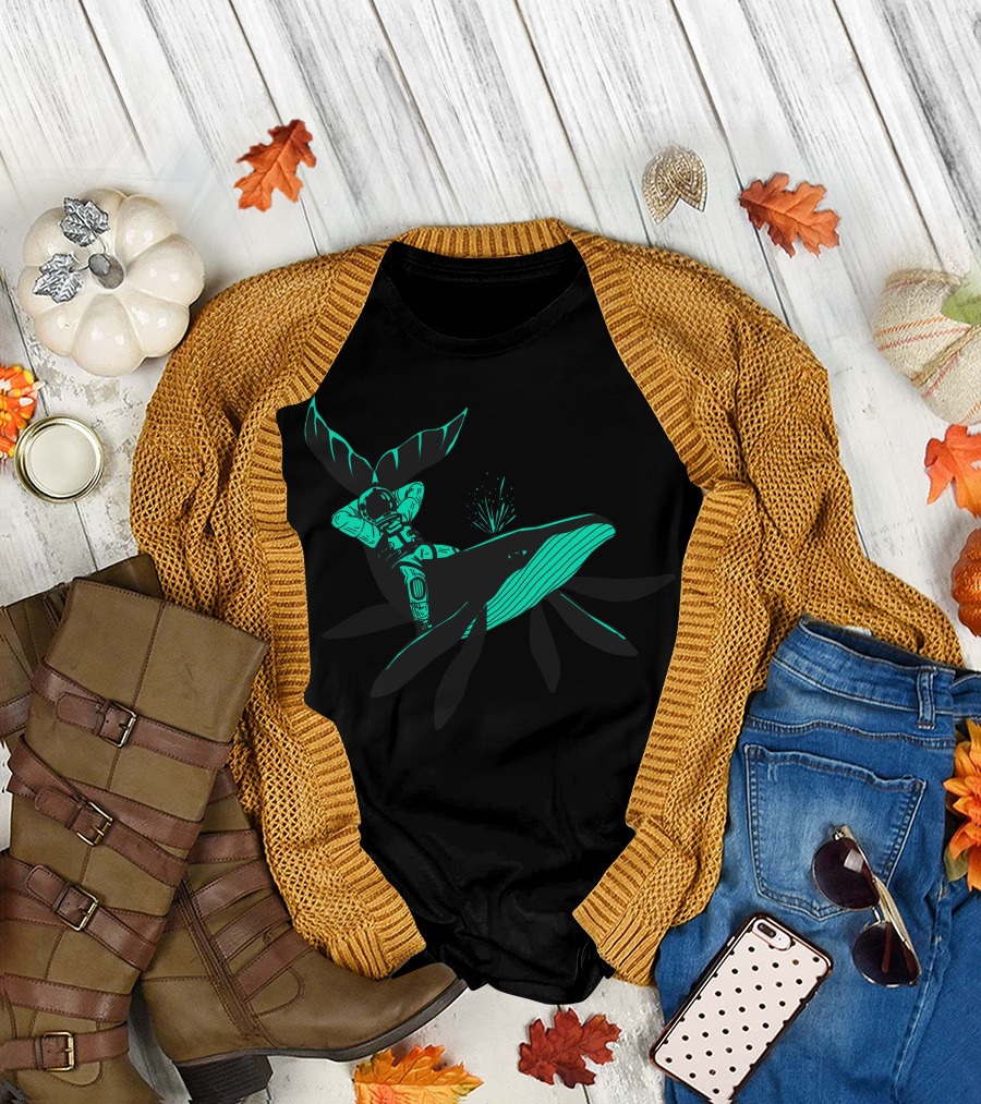 Dream Astronaut Comics Whale Space Adventure T-Shirt