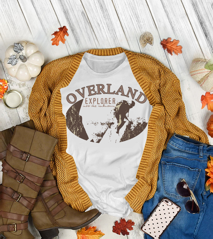 Overland Explorer Into the Unknown Adventure Journey T-Shirt