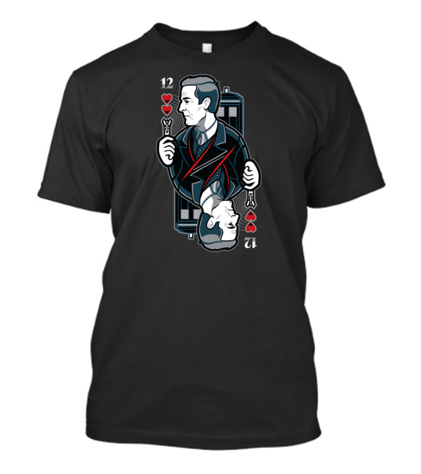 12th Of Hearts Doctor Who Playing Card T-Shirt