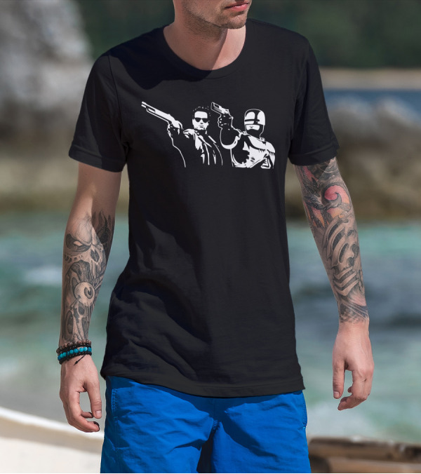 Bot Fiction Terminator RoboCop Fusion T-Shirt