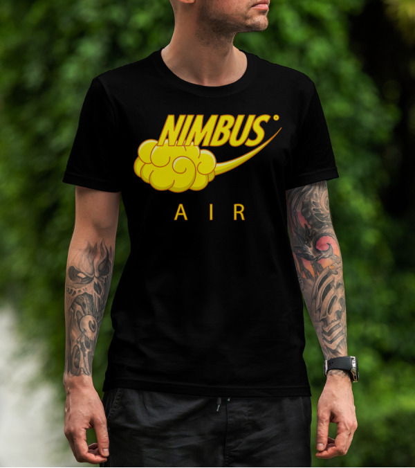 Nimbus Air Cloud Logo And Yellow T-Shirt