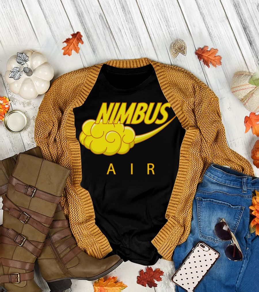 Nimbus Air Cloud Logo and Yellow T-Shirt