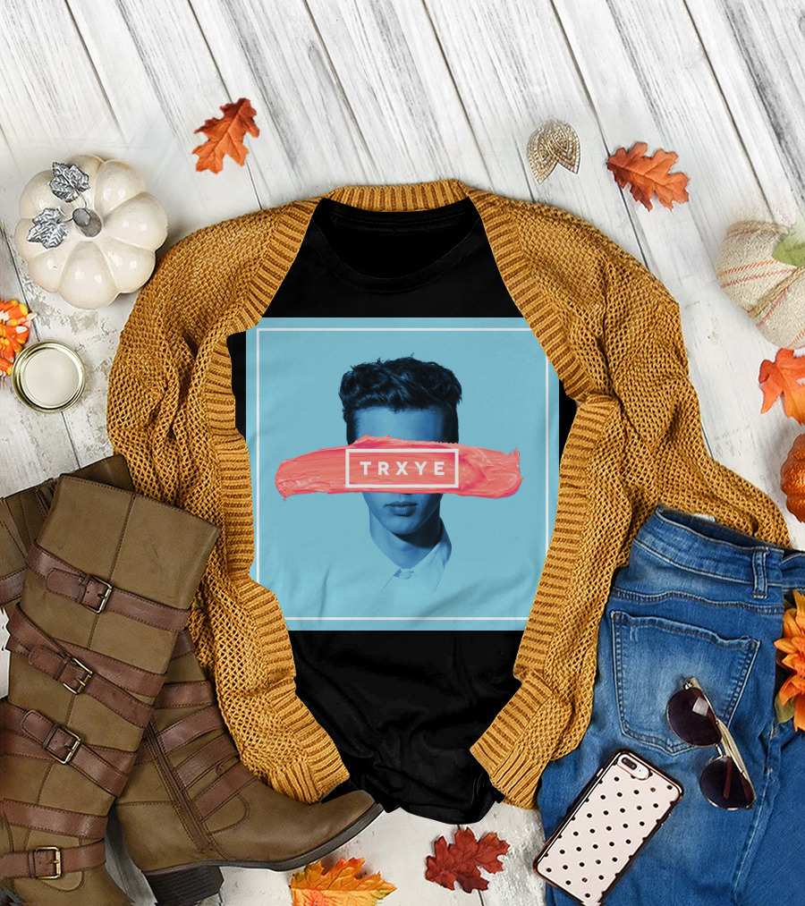 TRXYE Troye Sivan Iconic Blue and Pink Cover T-Shirt