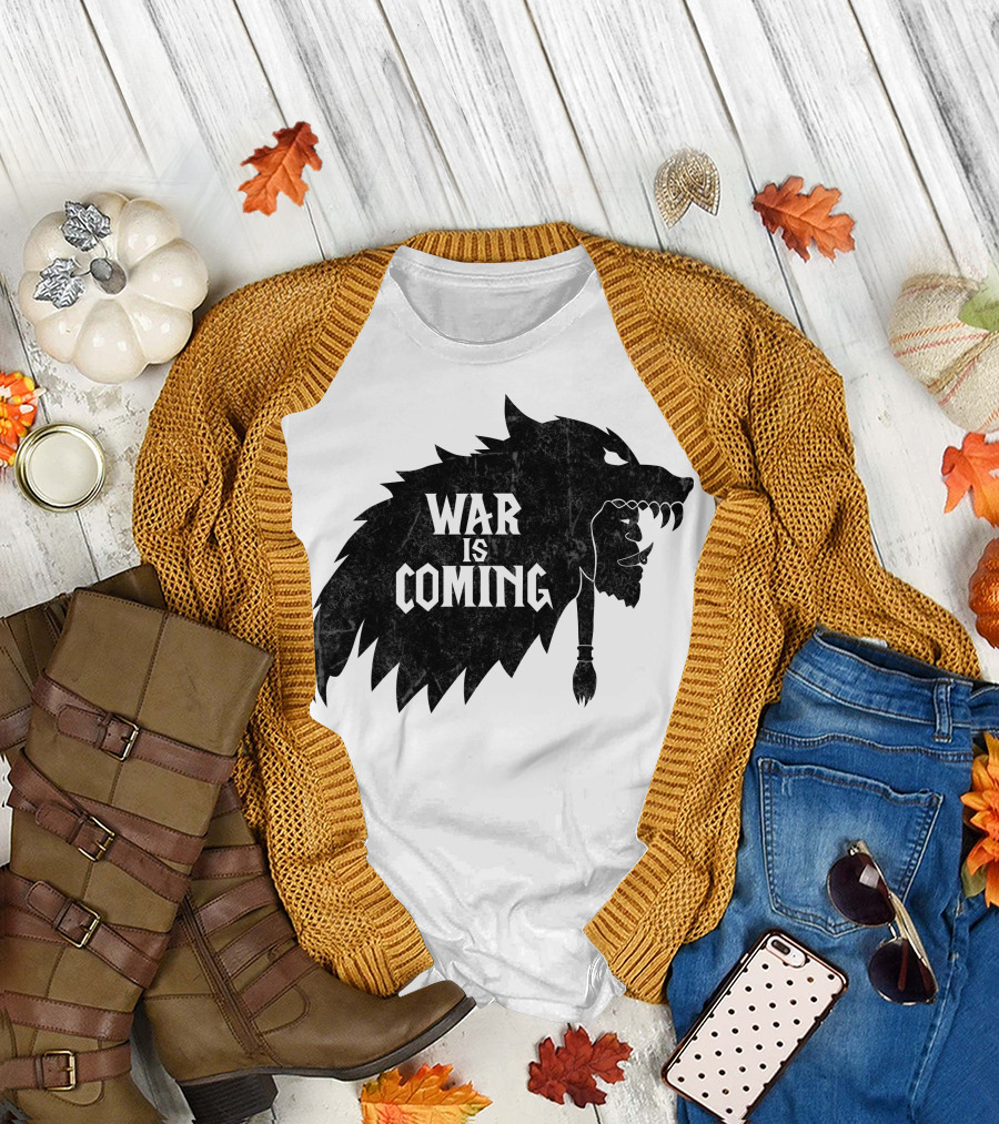 War Is Coming Direwolf T-Shirt