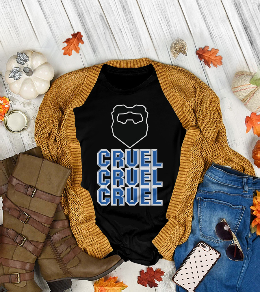 Cruel Cruel Cruel Bearded Icon T-Shirt