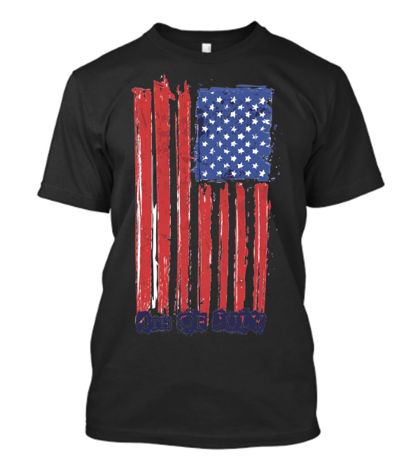 4Th Of July American Flag Patriotic T-Shirt