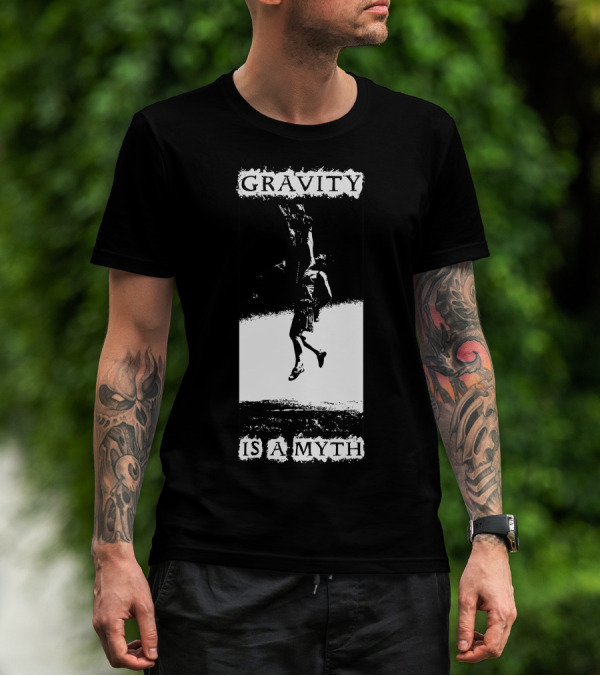 Gravity Is A Myth Skydiver In Freefall T-Shirt