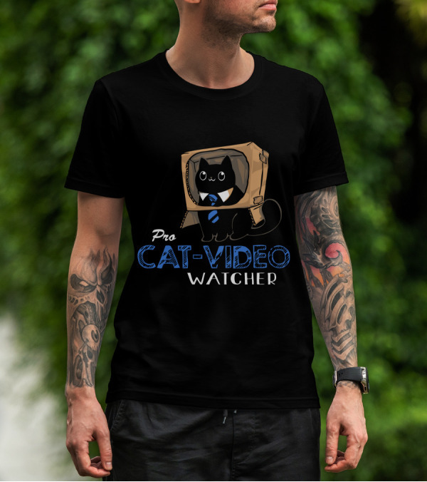 Pro Cat-Video Watcher T-Shirt