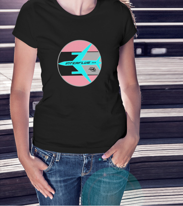 Interflug DDR Airplane T-Shirt