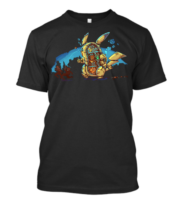 Pi Catch You X200 Pikachu Robot Fusion T-Shirt