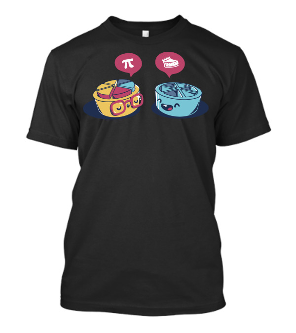 Pi And Pie Chart Conversation T-Shirt