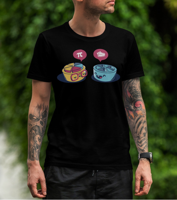 Pi And Pie Chart Conversation T-Shirt