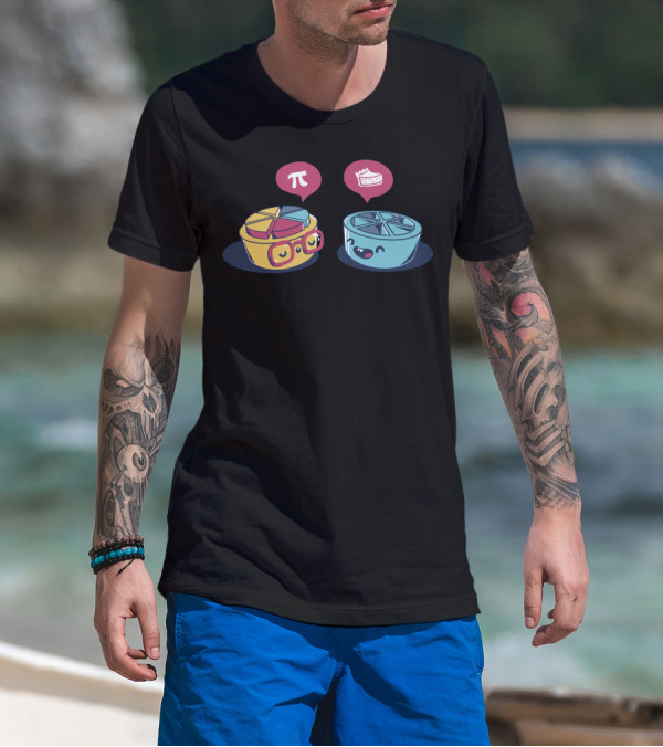 Pi And Pie Chart Conversation T-Shirt