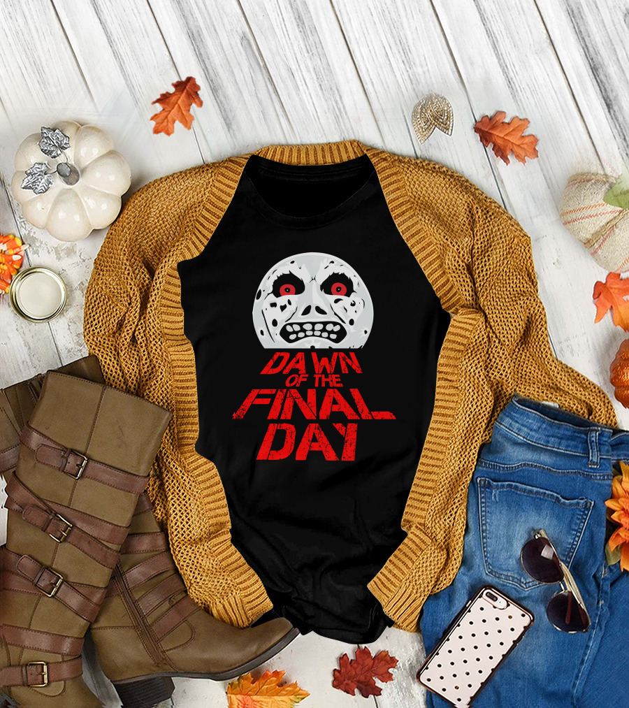 DAWN OF THE FINAL DAY Horror Mask Face T-Shirt