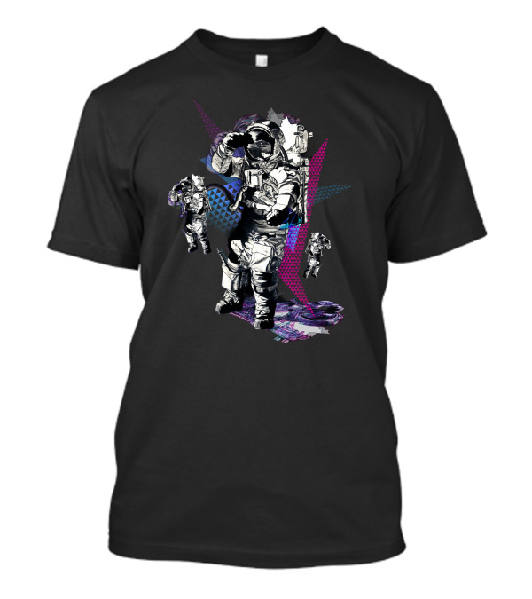 Moonman Prophesis Astronaut Cosmic Exploration Journey T-Shirt