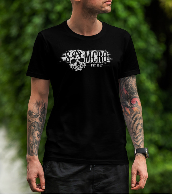 SAMCRO Skull Est. 1967 Sons Of Anarchy T-Shirt
