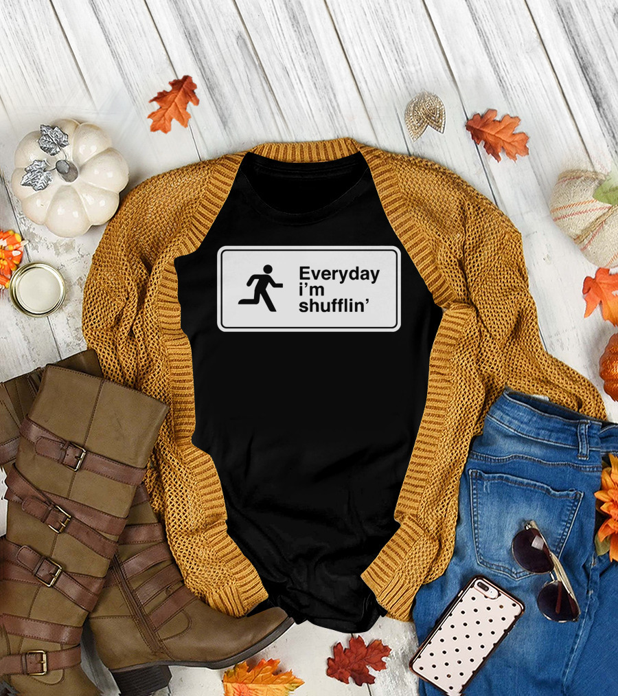 Everyday I'm Shufflin' Running Man T-Shirt