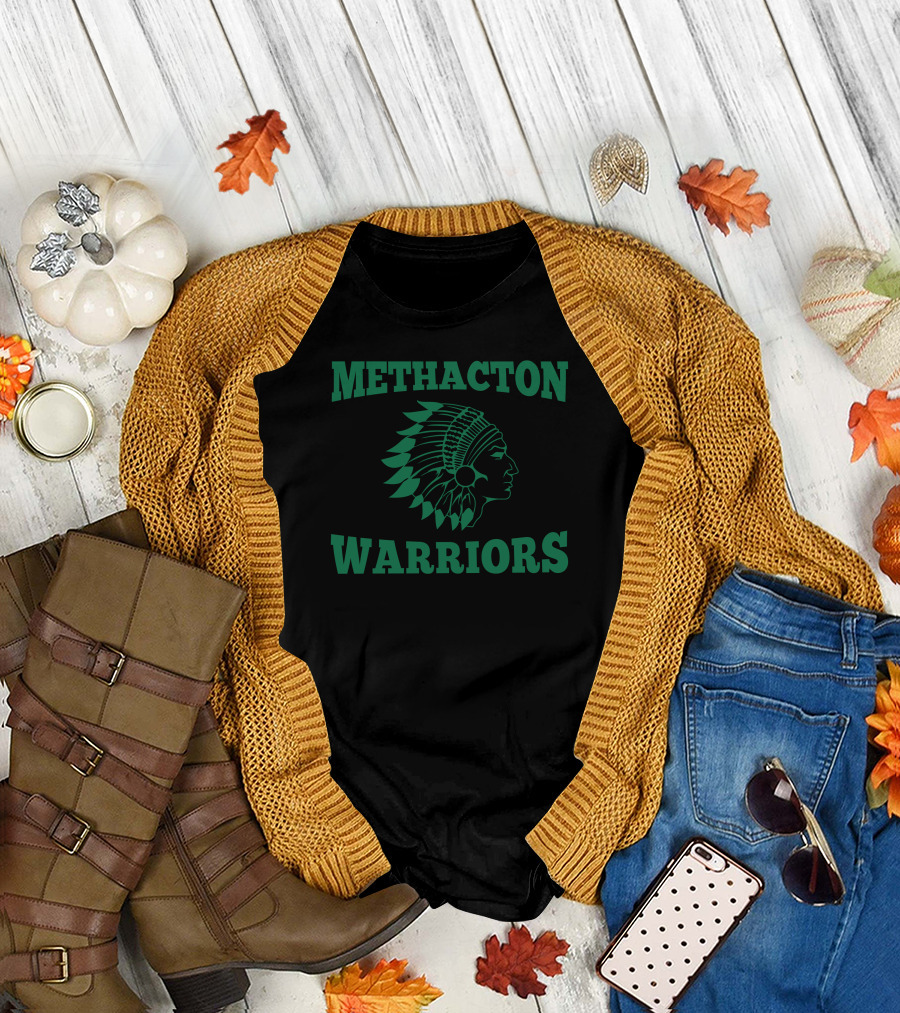 Methacton Warriors Green Tribal Headdress T-Shirt