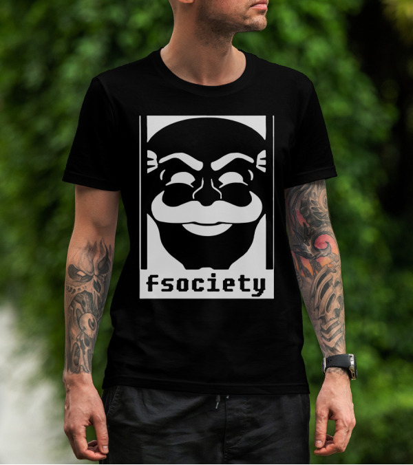 Mr Robot Fsociety Banksy T-Shirt