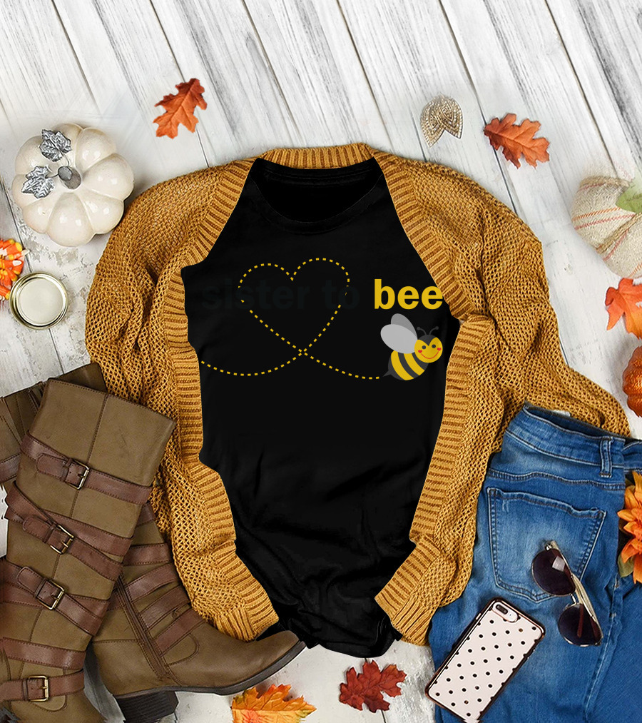 Sister to Bee Heart Bee Trail T-Shirt