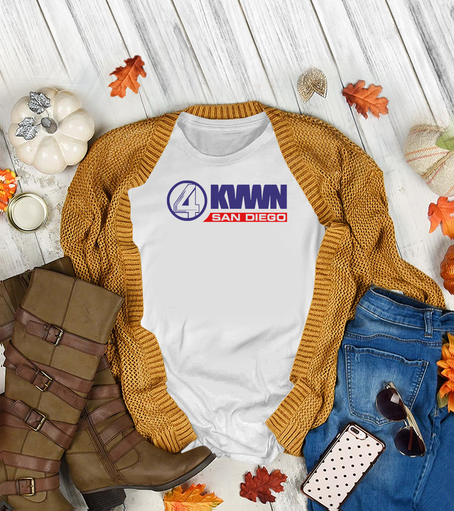 KWN San Diego Channel 4 Anchorman T-Shirt