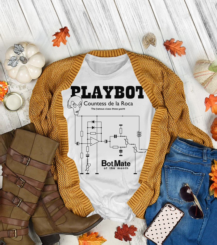 Playbot Countess de la Roca Botmate of the Month The Famous Class Three Yacht T-Shirt