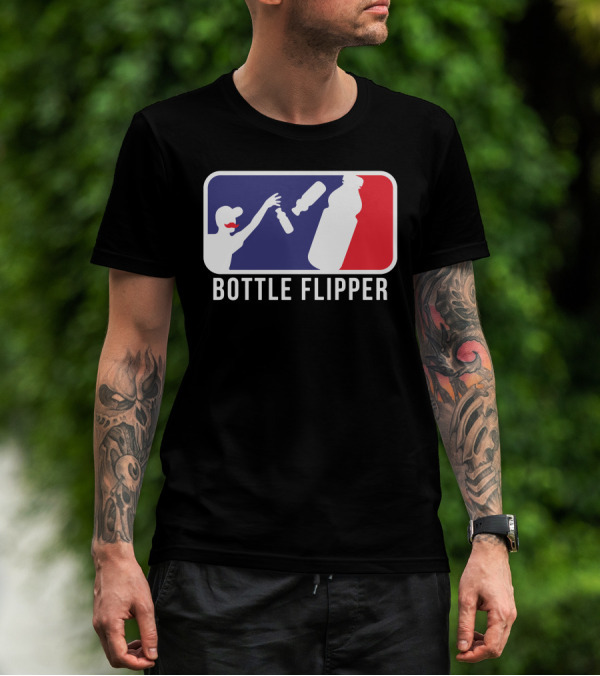 BOTTLE FLIPPER Professional League T-Shirt