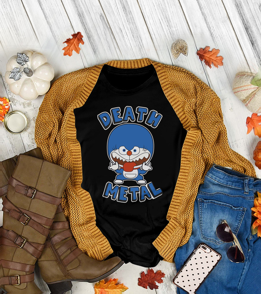 Death Metal Dora Parody Character T-Shirt