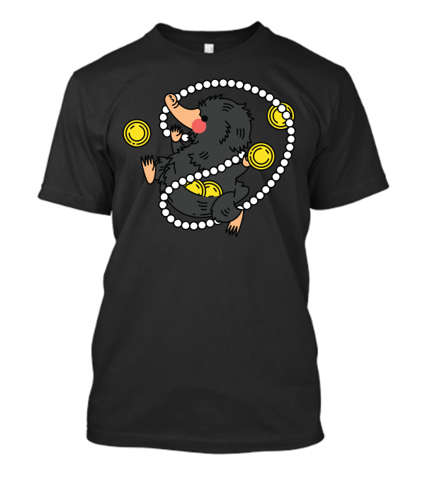 Oooh Shiny Niffler Coins And Pearls T-Shirt