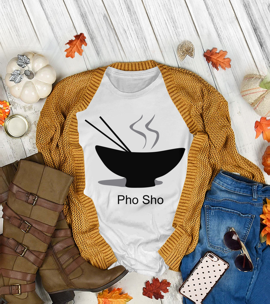 Pho Sho Bowl of Noodles with Chopsticks and Steam T-Shirt