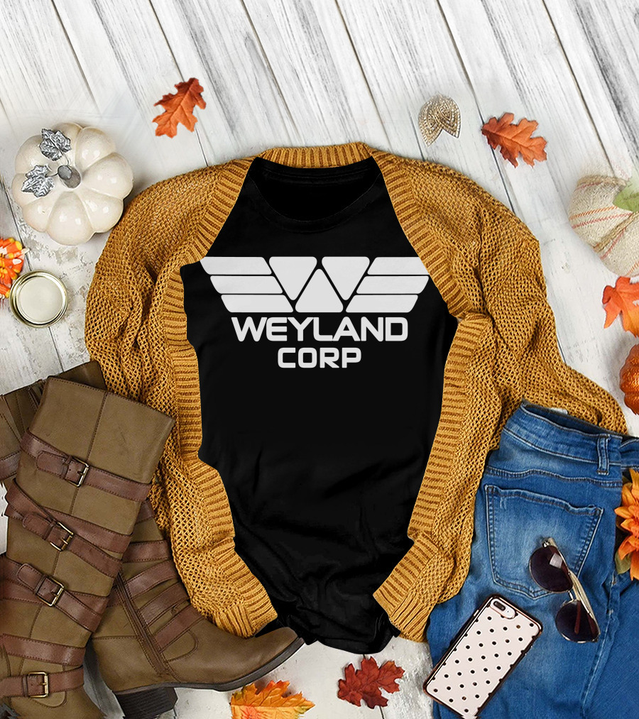 Weyland Corp Logo Alien Franchise Sci-Fi Fan Gear T-Shirt