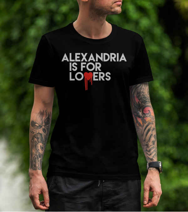Alexandria Is For Lovers Heart Dripping T-Shirt