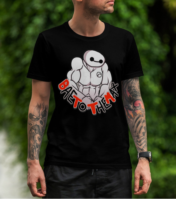 Bae To The Max Buff Cartoon Character T-Shirt