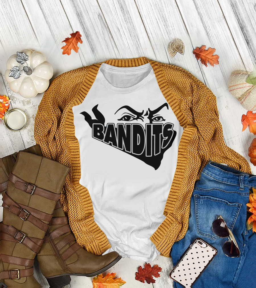 Bandits Masked Eyes Очки Вора T-Shirt