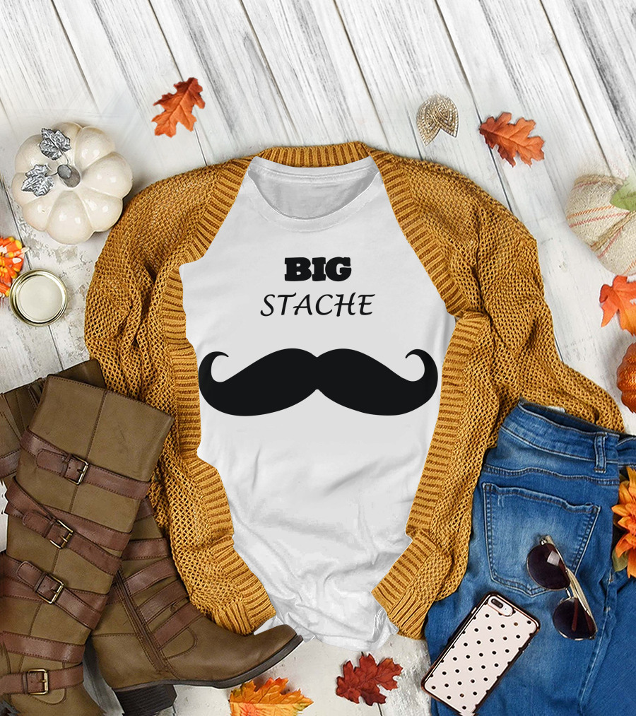 BIG STACHE Mustache T-Shirt