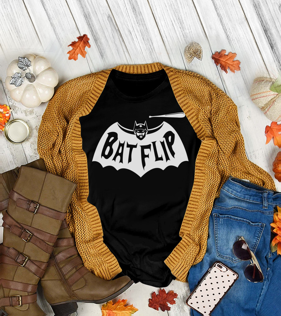 Bat Flip Baseball Hero Iconic T-Shirt